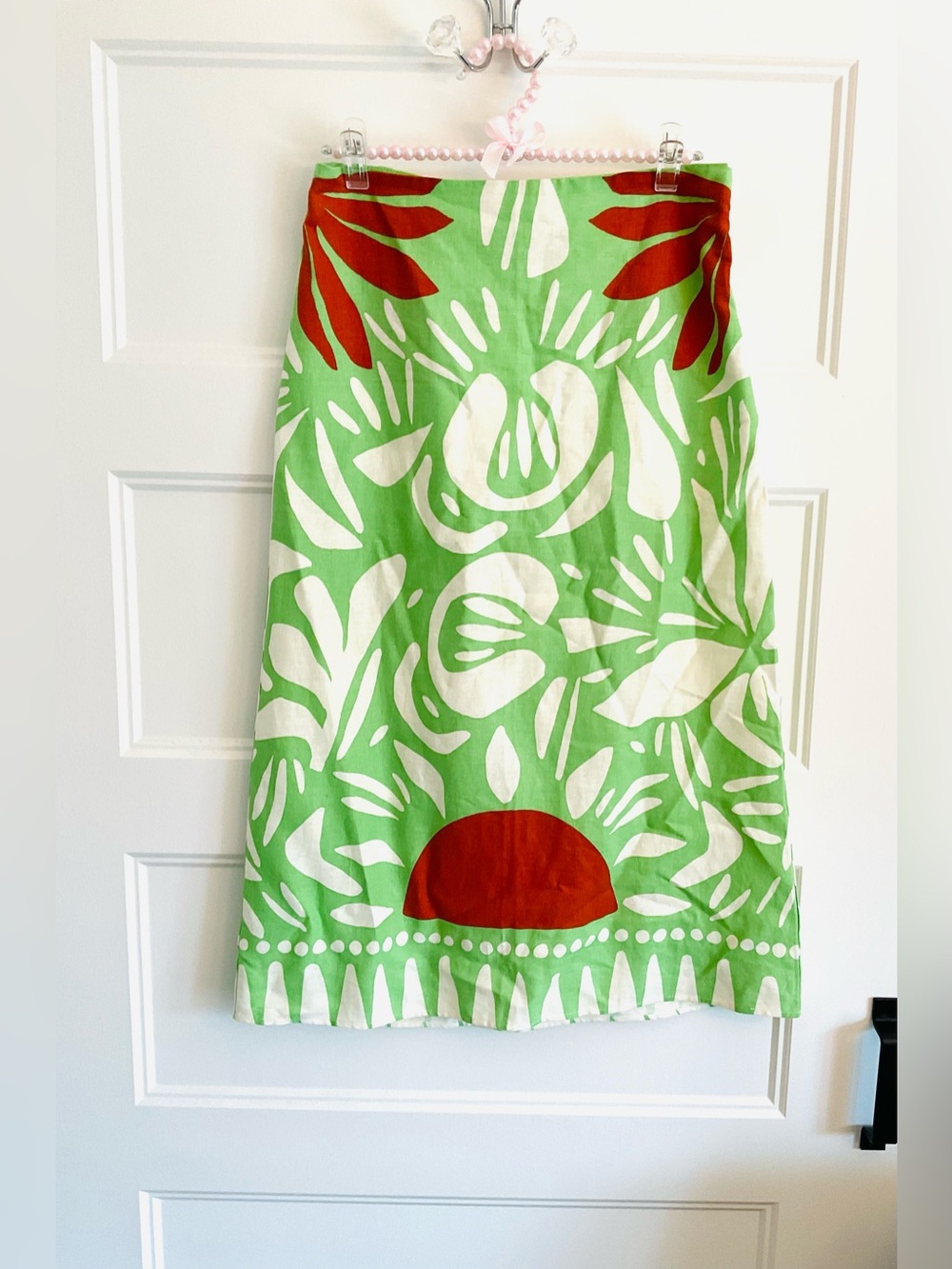 MAISON D’AMÉLIE LINEN BLEND SKIRT
